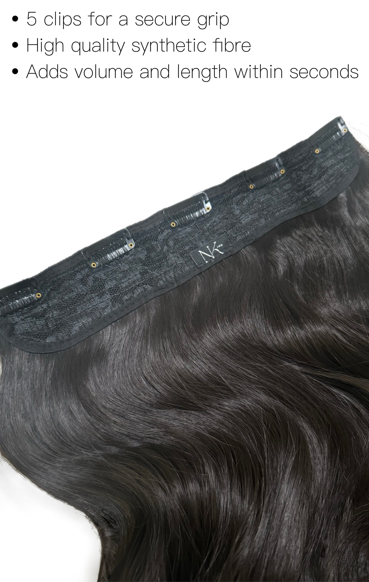 One piece curly extension 22 inch